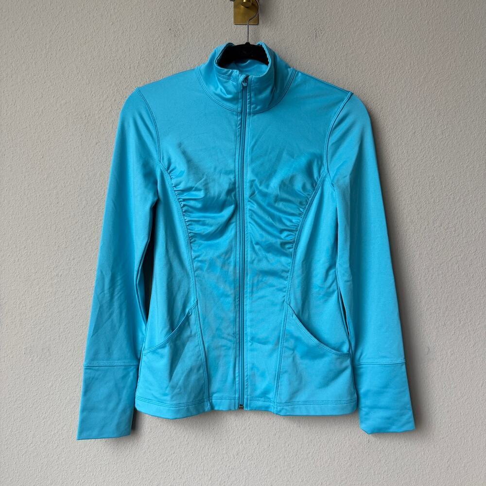 Z by Zella Turquoise Full Zip Performance Jacket Size XS